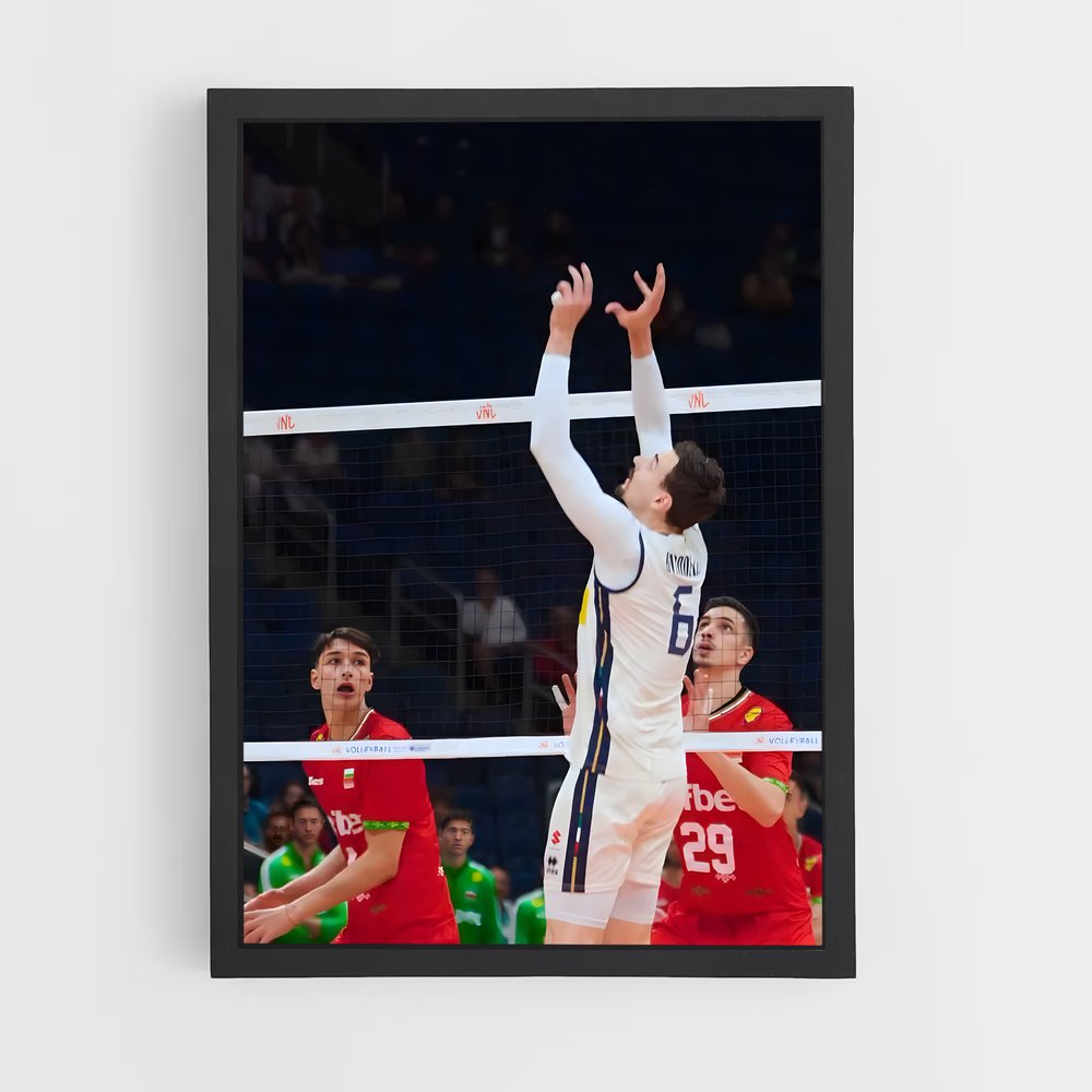 Poster Volleyball league internationaux (vue 2)